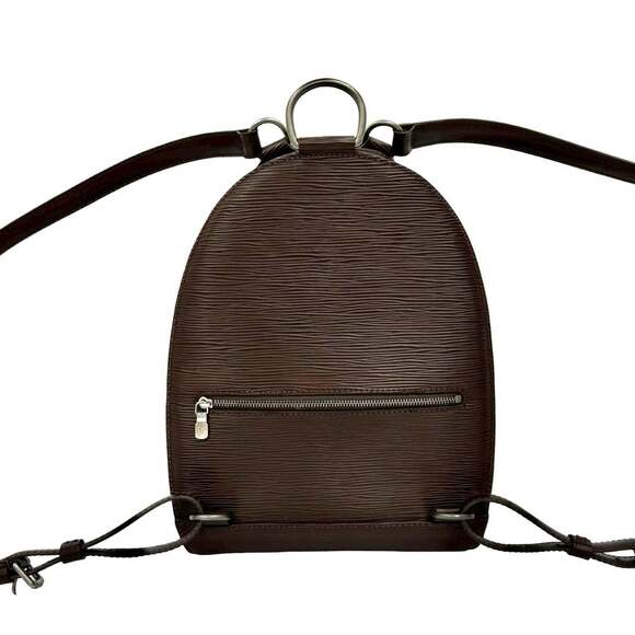 LOUIS VUITTON Brown Leather Backpack main image 6